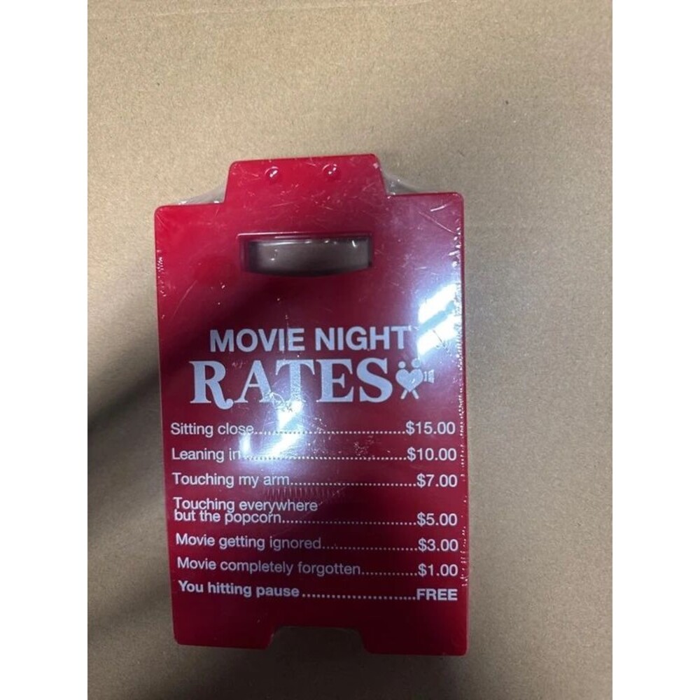 Movie night funny gift sign
